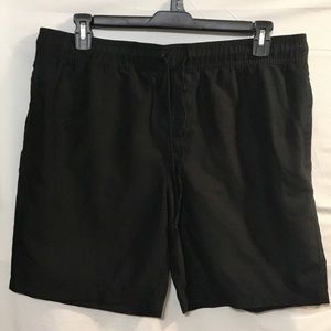 NWOT Amazon Essentials Black Swimming Trunks